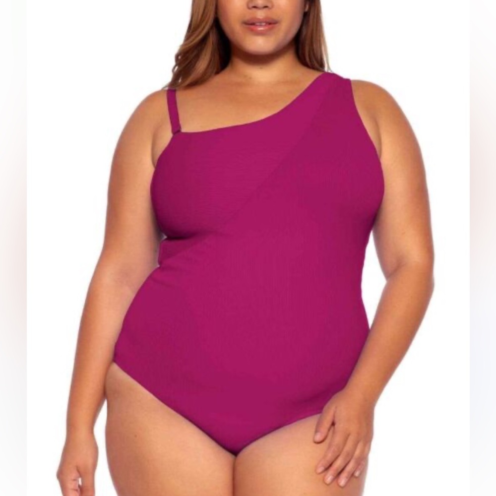 💕NWT BECCA 1 piece Swimsuit Size 2X(20-22) MSRP $148